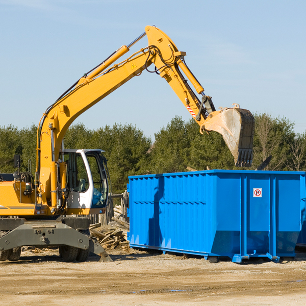 are there any restrictions on where a residential dumpster can be placed in Huetter ID